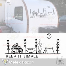 Yazı Tercihli Kamp, Karavan, Off Road Sticker