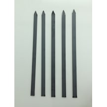 5 Adet Adana Kebap Şişi Boy:60 Cm - En:2.5 Cm - Beyti Şişi