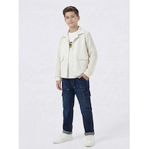 Xo Kids Erkek Çocuk 3lü Alt Üst Takım 11-14 Yaş 14213 Ekru