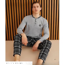 Pijamoni Erkek Süprem Uzun Kol İnce Pijama Takımı 6300 / 15 - 1 Adet 001