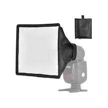 Universal 15X17Cm Flaş Softbox Diffuser- Canon Nikon Sony Pentax