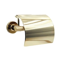System Pureline Kapaklı Tuvalet Kağıtlığı Gold Ba1013010gl Krom