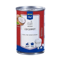 Metro Chef Hindistan Cevizi Kreması 400 Ml - %78 Hindistan Cevizi Ekstraktı 8'li Avantaj Paketi Tarı