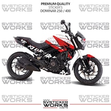 Bajaj Dominar 250 / 400 Kaplama Sticker Ride Or Die Design Motor Kaplama Modeli Hazır Kit Tüm Modeller Uyumlu Siyah