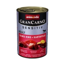 Animonda Gran Carno Sensitiv Sığırlı Patatesli Konserve Yetişkin Köpek Maması 400 G