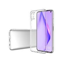 Huawei P40 Lite Kılıf Lüx Şeffaf Kamera Lens Korumalı Silikon Kılıf
