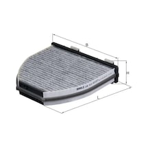 Mahle Polen Fıltresı Mercedes W204 W212 C218 X204 C190 C197 R231 Karbonlu