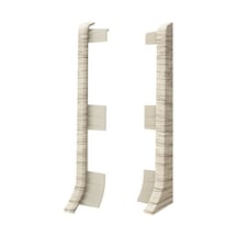 Linela Pvc Süpürgelik Brisbane Meşe - Lnl408 Bitiş Kapağı Aksesuarı 1 Paket - 2 Adet