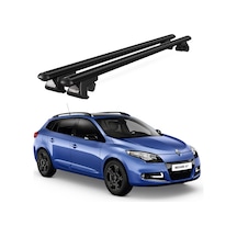 Venüs Renault Megane Station Wagon 2009-2016 Uyumlu Siyah Ara Atkı Port Bagaj Tavan Barı
