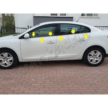 Markadan Renault Fluence Krom Cam Çıtası 2010-2016 4 Parça Paslan