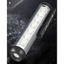 Sge Teknoloji Cob Led Mıknatıslı Led El Feneri Işık Siyah