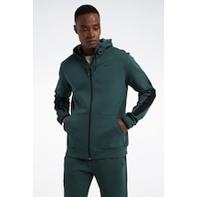 Reebok Dreamblend Fz Orman Yesılı Erkek Eşofman Üstü Yeşil-sıyah Yeşil - Siyah