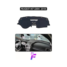 Peugeot 407 2004-2010 Uyumlu Torpido Örtüsü Yansıma Önleyici Tam Koruma Kolay Montaj H90 Siyah