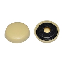 Vida Kapağı Büyük Boy Bej 4,2 - 4,8mm Yıldız Silindir Baş Vida İçin 25 Adet