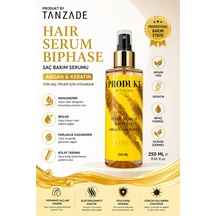Produkt By Tanzade Argan & Keratin Çift Fazlı Saç Bakım Serumu 250 Ml