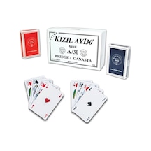 Oyun Kağıdı Kızıl Ay/30, Bridge Canasta Kağıdı