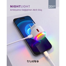 Truebo NightLight USB Type-C RGB Gece Lambası Adaptör