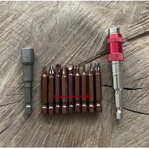 Elka Esnek Manyetik Bits Uzatma Matkap Uç Seti Ph1-pz1-ph2-t30-pz3-11pcs