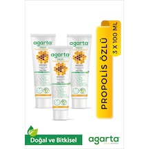 3 Adet Doğal Florürsüz Propolisli Diş Macunu 100 Ml