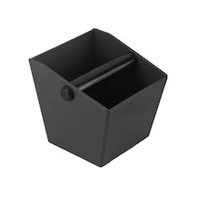 750 Ml Plastik Kare Kahve Atık Çekmecesi Posa Tablası Knock Box Cin986 Siyah