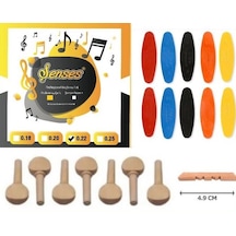 Çelik 0.22 Divan Bağlama Teli + Burgu Seti + Tezene Seti + Eşik