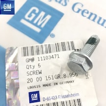 Opel Karter Muhafaza-Plaka Civatasi M8X25 2008 Öncesi Gm 515569240