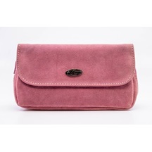 Şahin Pembe Süet Pipo Taşıma Çantası