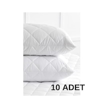 10 Adet Kapitoneli Yastık Koruyucu 50X70 Cm Yastık Alezi