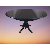 Bengimobilya Baba Ayak Masa Kayın Kaplama Mdf Tabla Ihlamur Ağacı Ayak 120 Cm