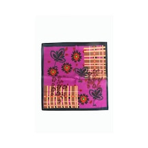 Zero Land Çiçek - 577 - Desenli Zr Şifon Fular 50x50 - Concepta - Cm Pembe