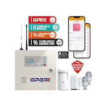 Opax-2646-4g Kablolu Ve Kablosuz Gprs/gsm/4g Alarm Paneli