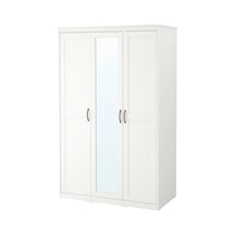 Ikea Beyaz Sağlam Kapaklı Gardırop