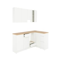 Ikea Beyaz Şık Mutfak Dolabı