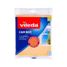 2 Adet Vileda Cam Bezi 2li Eko Paket Çok Renkli