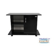 Kanki Pet KP1045 Akvaryum Siyah Sehpa 100X45X67 cm