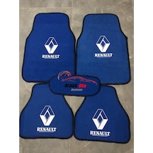 Renault Toros Renault Logolu Mavi Halı Paspas Çift Katlı 523428097