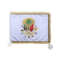 Osmanlı Arma Sancağı Osmanlı Sancağı Beyaz 70 x 105 CM