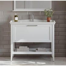 Orka Bastle 80 Alt Modül + Lavabo Mat Beyaz Diğer
