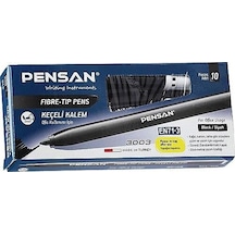 PENSAN KEÇELİ KALEM SİYAH 10 LU