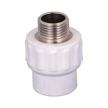 Mey İthalat Pvc Boru Pprc Dış Dişli Rekor 25x1/2'' 10 Adet -