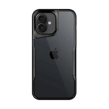Newface - 198 - İphone 16 Plus Kılıf Boyi Silikon Kapak - Edntrend - - Siyah Sıyah
