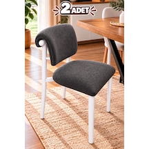 2 Adet Armis Metal Sandalye Cafe,restaurant,mutfak,salon,yemek Odası Sandalyesi Beyaz