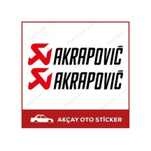 Akrapovic Egzoz Sticker Motorsiklet Sticker Akrapovic Sticker