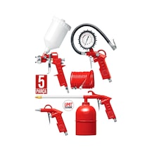 Havalı El Aletleri Seti 5 Parça Havalı Boya Ve Havalı Set 5 Parça Kompresör Takımı