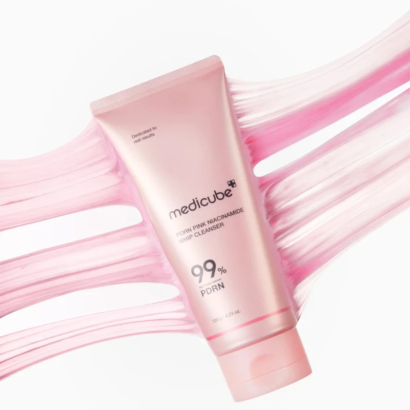 Medıcube Pdrn Pink Niacinamide Whip Cleanser 120g Pdrn Ve Niasinamid İçeren Yüz Temizleme Köpüğü Kbeautyflashsale
