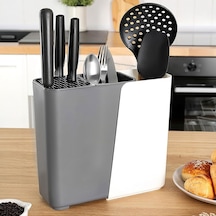 Çok Fonksiyonlu Mutfak Düzenleyici, 2-3 Bölmeli Ayarlanabilir Genişlik, Çatal Kaşık Bıçak Tutucu, 17-24 Cm Geni Diğer