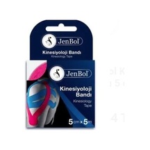Jenbol Kinesiology Tape Ağrı Bandı 5 Cm X 5 M - Pembe