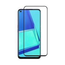 Oppo A72 Siyah 5D Tam Kaplayan Ekran Koruyucu Cam