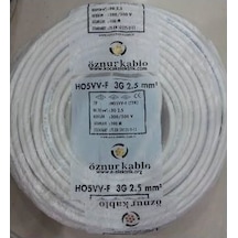 TTR KABLO 3X2,5 ÖZNUR BEYAZ