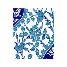 Armada Çini 20X25 CM Ac 1042 Mavi Beyaz Kütahya Çini Seramik Karo